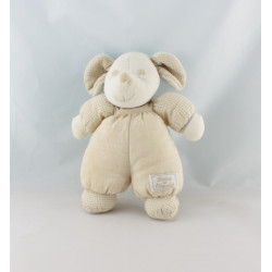 Doudou souris beige vichy TARTINE ET CHOCOLAT