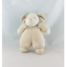 Doudou souris beige vichy TARTINE ET CHOCOLAT