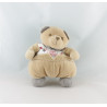 Doudou ours marron vichy confitures TARTINE ET CHOCOLAT