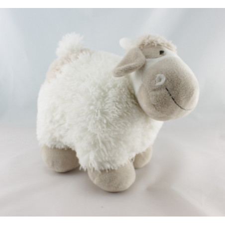Doudou mouton blanc beige ANNA CLUB PLUSH