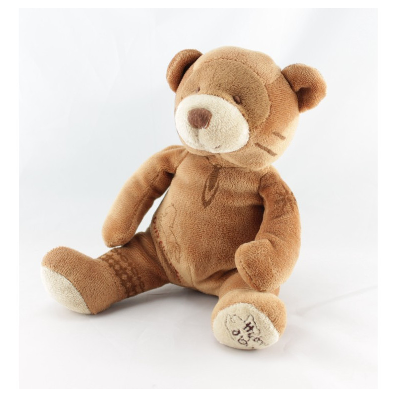 Doudou ours marron Ethnique HISTOIRE D'OURS