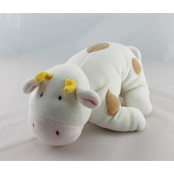 Doudou vache blanche grise Antoinette DPAM 