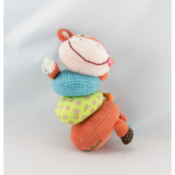 Doudou chat orange quille LILLIPUTIENS