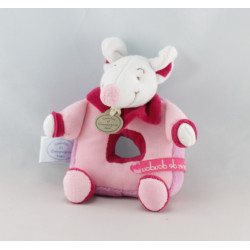 Doudou et compagnie marionnette Didie la souris rose vert