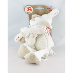 Doudou musical mouton blanc beige KIABI KITCHOUN NICOTOY