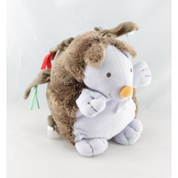 Doudou chien blanc beige HAPPY HORSE