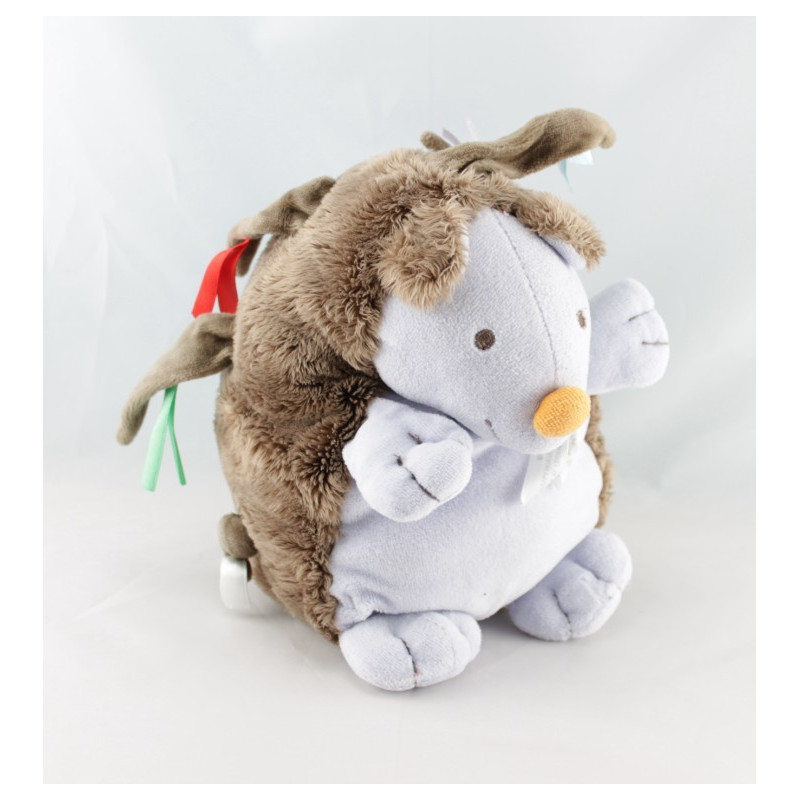 Doudou chien blanc beige HAPPY HORSE