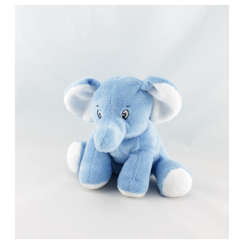 Doudou éléphant bleu NICOTOY
