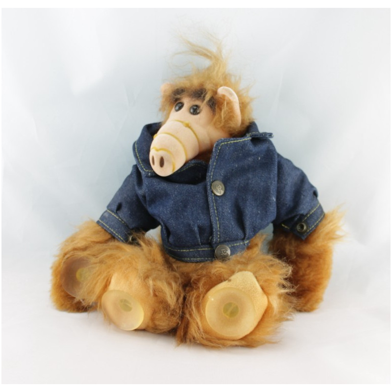 Ancienne Peluche Extra-terrestre ALF BULLY 1987 en chemise