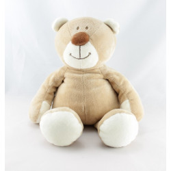 Doudou peluche ours beige marron KIABI