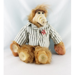 Ancienne Peluche Extra-terrestre ALF BULLY 1987 veste en jean