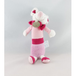 Doudou et compagnie baton pouet coccinelle mauve Framboiselle 