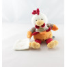 Doudou et compagnie coq poule Poupilou avec bébé 36 cm