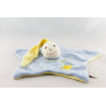 Doudou plat étoile lutin bleu jaune UN REVE DE BEBE