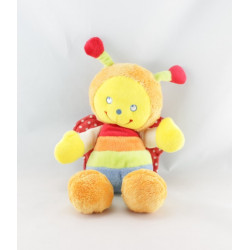 Doudou semi plat papillon multicolore POMMETTE