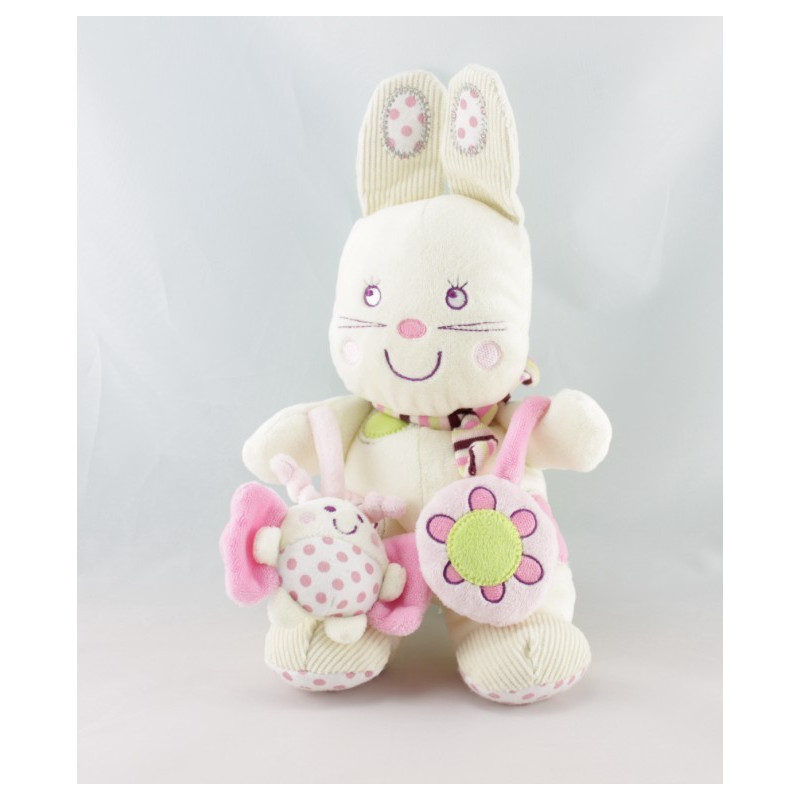 Doudou lapin blanc My Baby NICOTOY