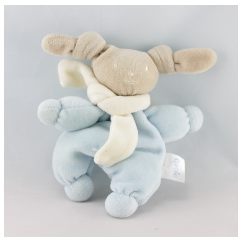 mini Doudou lapin Patachou bleu Corolle 