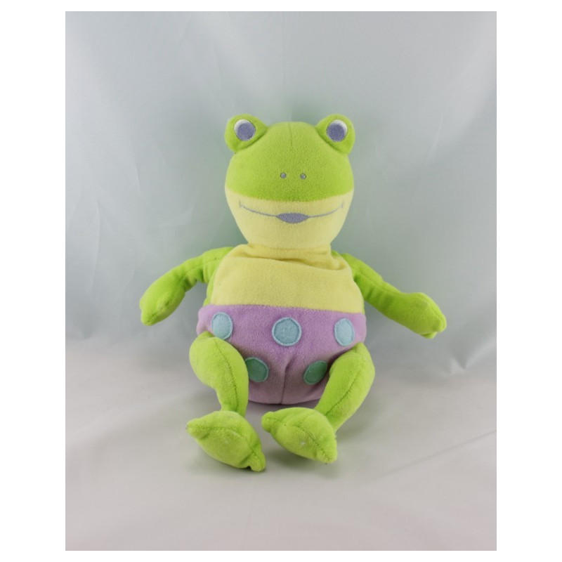 Doudou musical chan pie Gnon vert VULLI