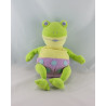 Doudou musical chan pie Gnon vert VULLI