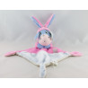 Doudou plat Bourriquet mauve rose arrosoir radis DISNEY 