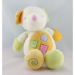 Doudou musical chat vert bleu Sweet compagny SAUTHON