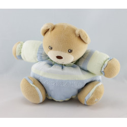 Doudou ours rose vert 10 ans de Bonheur KALOO 