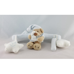 Doudou ours bleu ciel lune NATTOU