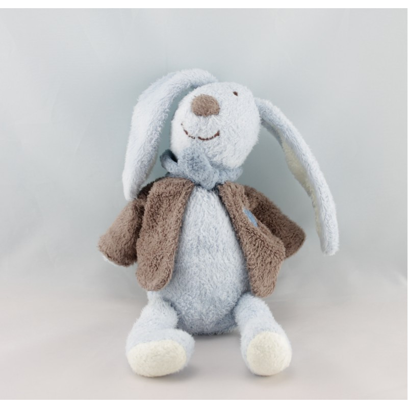 Doudou plat chien bleu PREMAMAN