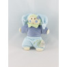 Doudou lutin bleu vert spirale REVE DE BEBE