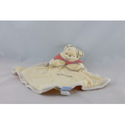 Doudou Plat Winnie l'Ourson Jaune Disney Baby