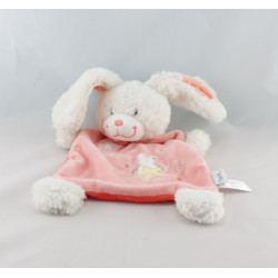 Doudou lapin rose TEX 15 cm