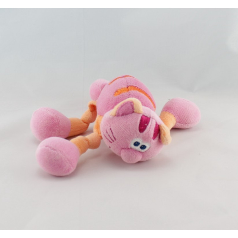 Doudou eveil chat rose hochet NATTOU
