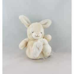 Doudou lapin beige rose H ET M H.M 