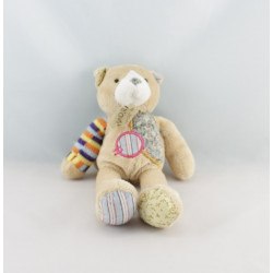 Doudou lapin beige gris HISTOIRE D'OURS