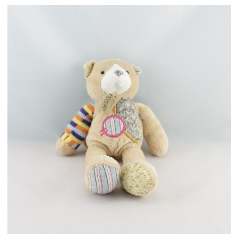 Doudou lapin beige gris HISTOIRE D'OURS