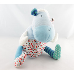 Doudou chien multicolore EBULOBO