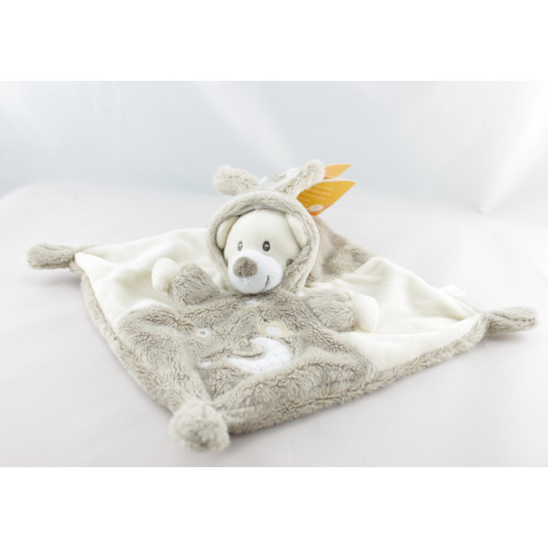 Doudou éléphant orange Baby AUCHAN