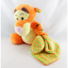 Doudou Tigrou avec mouchoir satin Disney Nicotoy 35 cm