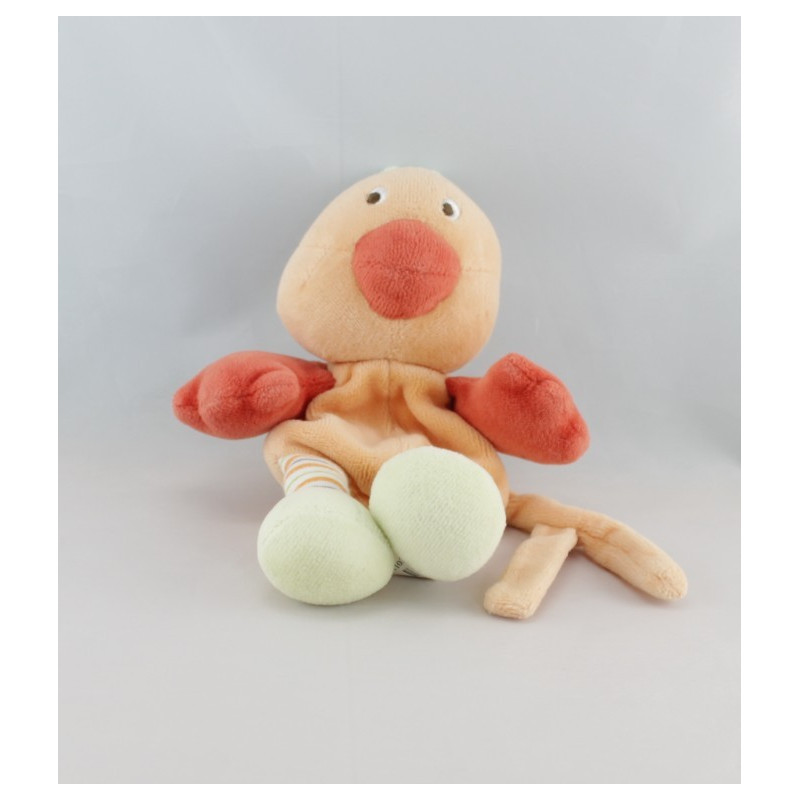 Doudou ane cheval bleu attache tétine SUCRE D'ORGE 