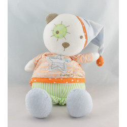Doudou musical ours orange vert bleu Beauty Sleep BABY SUN