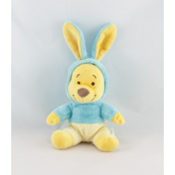 Doudou Winnie l'ourson déguisé en lapin vert Collection DISNEY STORE
