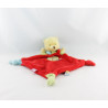 Doudou plat winnie l'ourson rouge vert oiseau DISNEY BABY