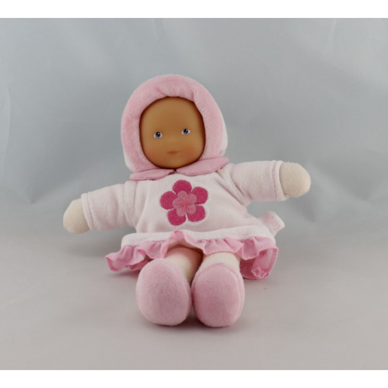 Doudou poupée bébé Mademoiselle rose COROLLE