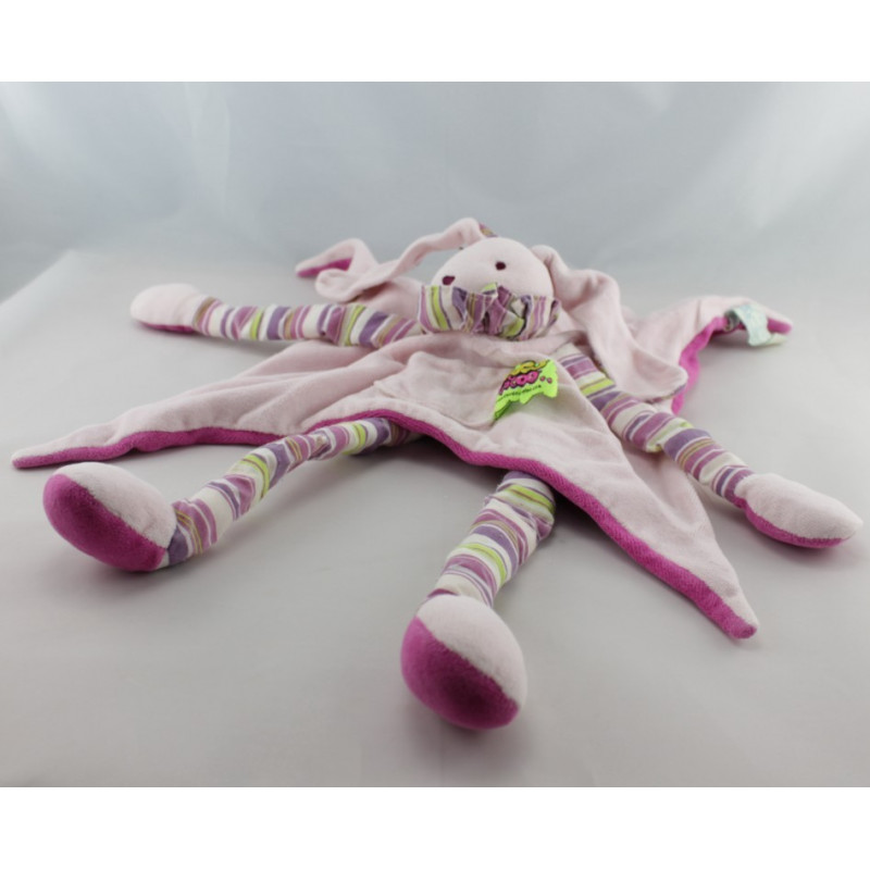 Doudou et compagnie vache girafe orange les Zouzoos Tatoo