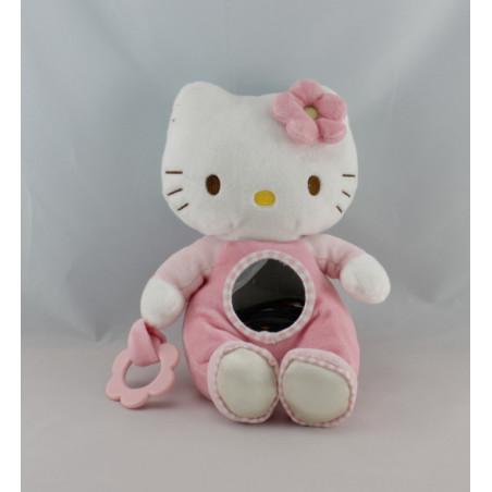 Doudou hochet Hello Kitty rose