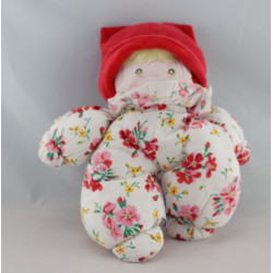 Doudou lutin rouge confiture grelot NOUNOURS