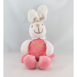 Doudou lapin rose landau PLAYKIDS 52 CM