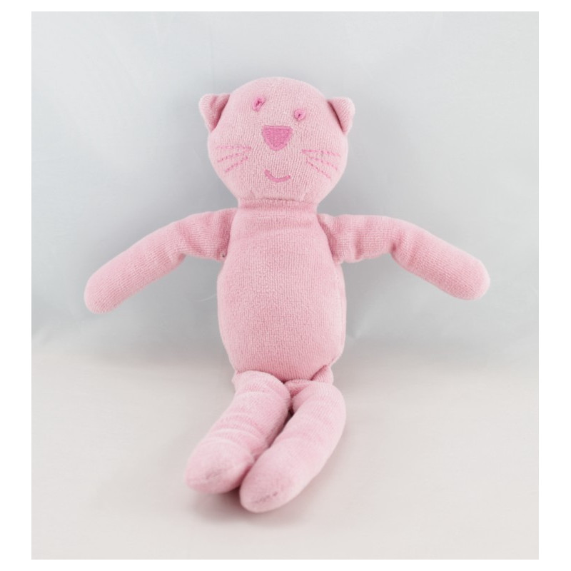 Doudou chat rose BOUT'CHOU BOUTCHOU