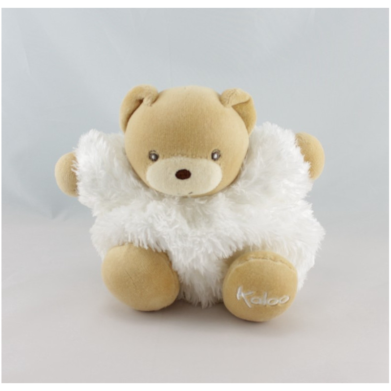Doudou Lapin boule fourrure rose Fur KALOO