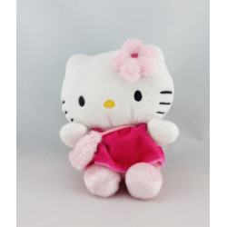 Peluche chat HELLO KITTY rose sac SANRIO LICENSE 